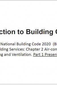 Cover Image of the 2.8 Mechanical HVAC Part 1 (BNBC 2020, Part 8 Buiding services: Chapter 2 Air-conditioning, Heating and Ventilation)