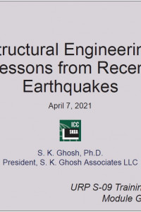 Cover Image of the 1.6 Structural Engineering Lessons from Recent Earthquakes