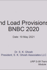 Cover Image of the 1.10 Wind Load Provisions of BNBC-2020